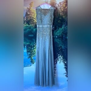 Adrianna Papell | Dresses | Adrianna Papell Womens Long Beaded Gown